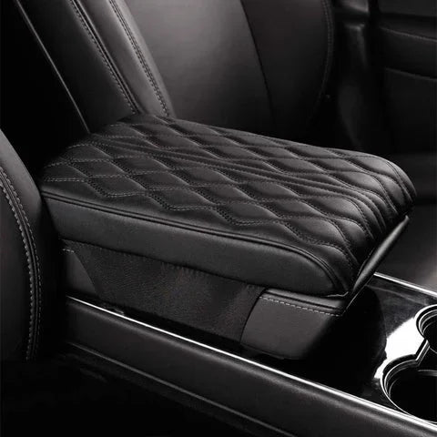 Memory Cotton Leather Car Armrest Box Pad(Universal style)