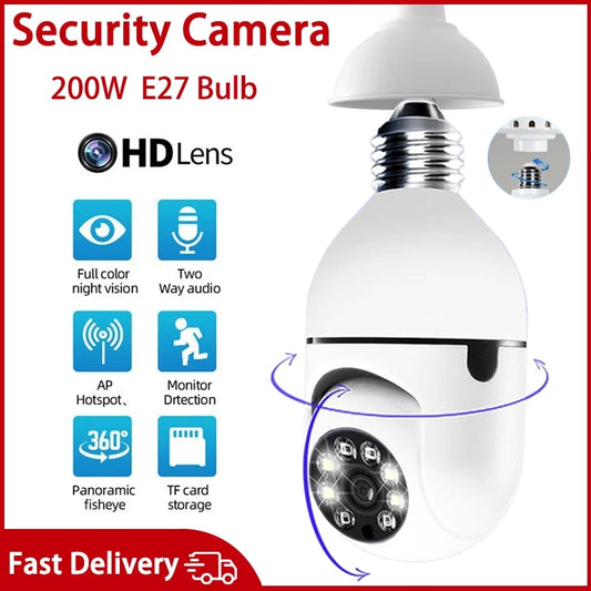 Wireless WIFI Light Bulb Camera Security Camera