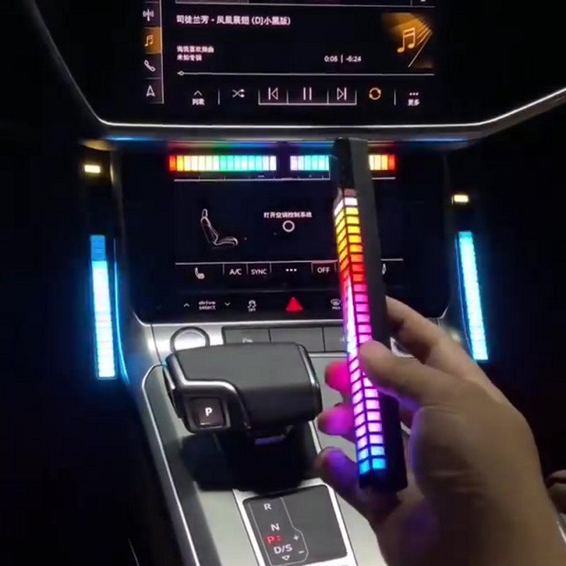 RGB Voice-Activated Synchronous Rhythm Colorful Light
