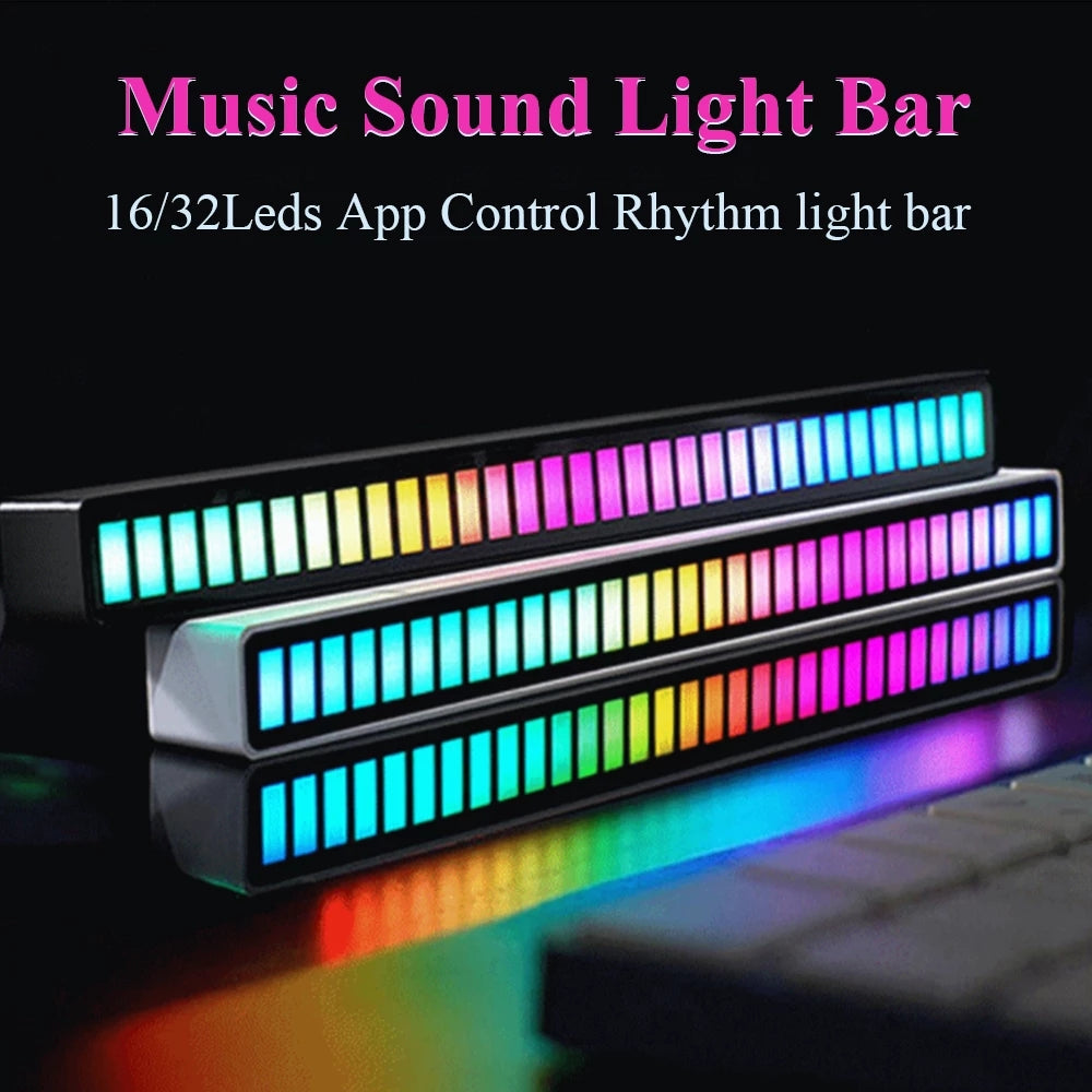 RGB Voice-Activated Synchronous Rhythm Colorful Light