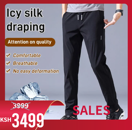 Men's Icy Silk Casual Pants