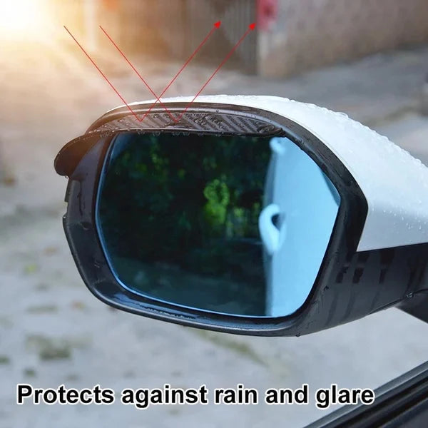 Car Rear View Mirror Rain Eyebrow Visor