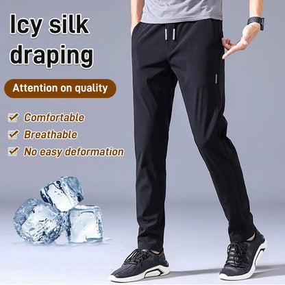 Men's Icy Silk Casual Pants