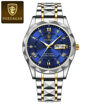 POEDAGAR Men‘s Quartz Watch