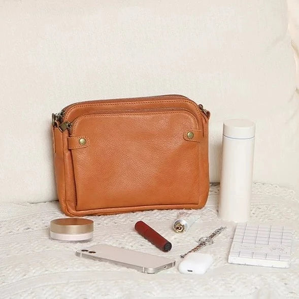 Three-Layer Leather Crossbody Shoulder- Christmas Sales-700KSH off !