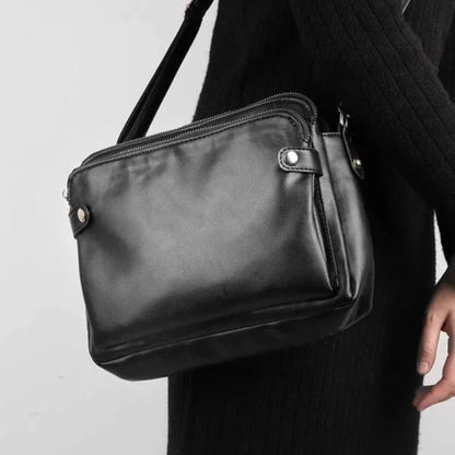 Three-Layer Leather Crossbody Shoulder- Christmas Sales-700KSH off !