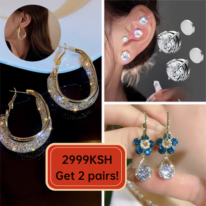 Mega Sale! Ladies' Earrings Collections