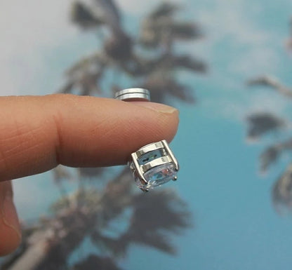 Magnetic Zircon Stud Ear Clip (3 Pairs)