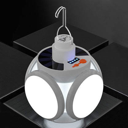 LED Solar/USB Light Football Lantern Lamp