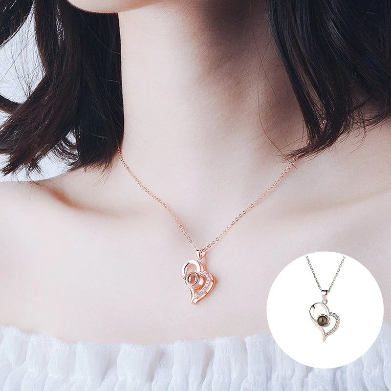 I Love You Necklace in 100 Languages